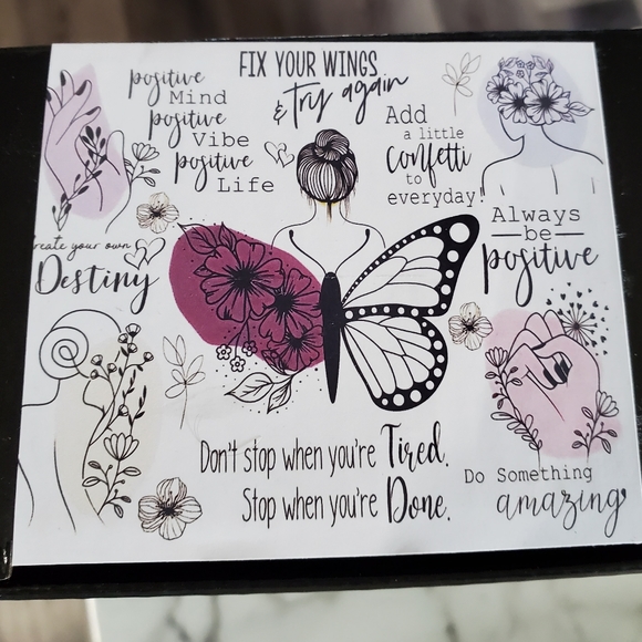 Motivational Positive Affirmations 20oz Tumbler with duo lids 🎉sale - Picture 3 of 13